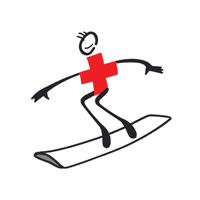 Sami Snowboarder Sticker by Schweizerischer Samariterbund