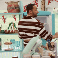 Shock Cooking GIF by The Great British Bake Off