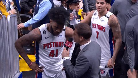 Happy Sport GIF by Detroit Pistons