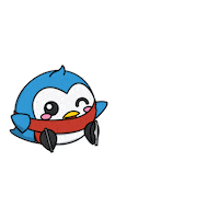 Baby Penguin Penguin Sticker by BX Rink