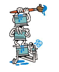 Paint Graffiti Sticker