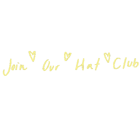 oldhabits giphyupload heart hats hatclub Sticker