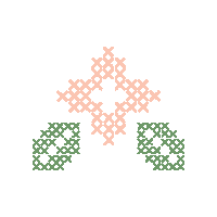 Flower Sewing Sticker by Folk Alliance International
