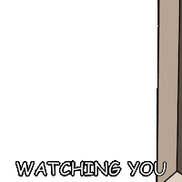 Suspicious I See You Sticker by Playgigaverse