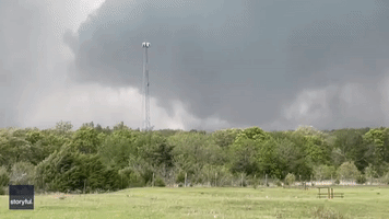 Rotating Clouds Spin Near Norman as Deadly Tornado Rips Through Region