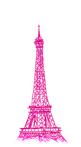Misencil paris lashes eiffel tower tour eiffel Sticker
