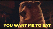 Eat John Krasinski GIF by The Animal Crackers Movie