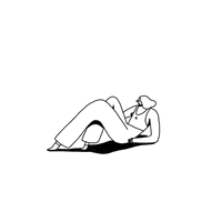 ameliagiller girl illustration wave 2d GIF