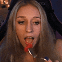 sallyleinasmr food fail eating hoops GIF