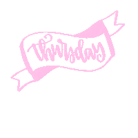 days of the week thursday Sticker