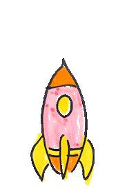Rocket Nasa Sticker