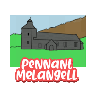 Pennant Melangell Sticker