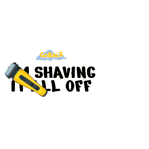 sccsmy shaving childhood cancer sarawak sccs Sticker