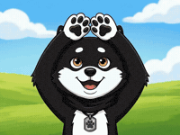 mamebnb meme dog rainbow work GIF