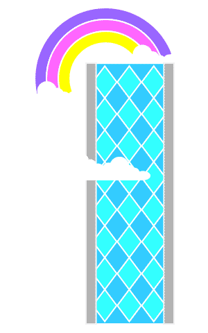 Rainbow Clouds Sticker by The City of Calgary