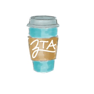 Coffee Sorority Sticker by ztafraternity