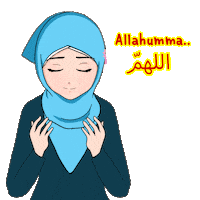 prayer hijab Sticker