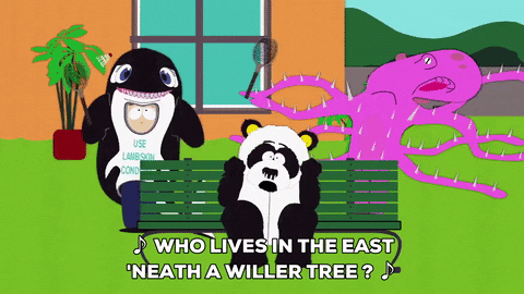 sexual harassment panda mascots GIF by South Park 