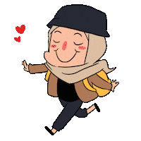 Happy Run Sticker