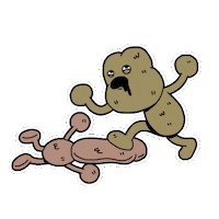 Cartoon Stone Sticker