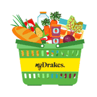 Food Shopping Sticker by Drakes Supermarkets
