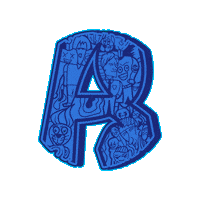 Digital Art Graffiti Sticker