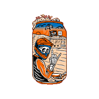 GlamisBums beer offroad bum dirtbike Sticker