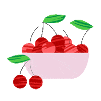 hellofreshde cherry sommer transparency cherries Sticker