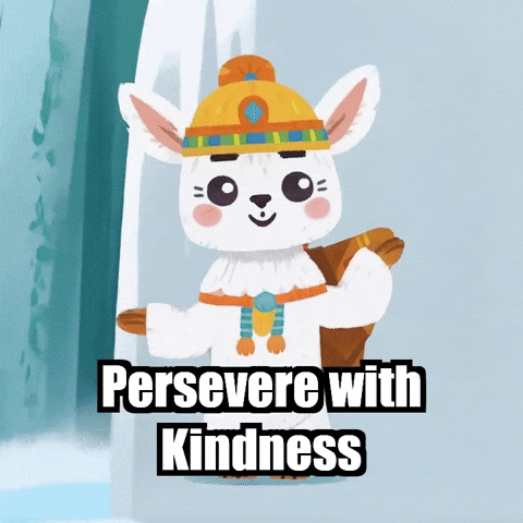 Wisdom Perseverance GIF by Llamaozi