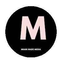MiamiMadeMedia pink miami media mmm Sticker