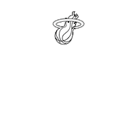 Heat Wave Sport Sticker by Miami HEAT