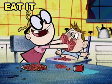 eat it the mighty b GIF