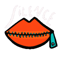 Be Quiet Stand Up Sticker by INTO ACTION