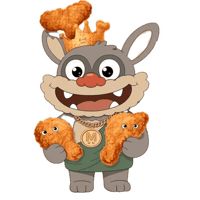 Hungry Fast Food Sticker
