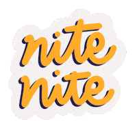 Tired Good Night Sticker by Demic