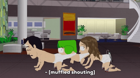 shouting kyle broflovski GIF by South Park 