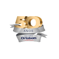 50 anos aniversario Sticker by Ortobom