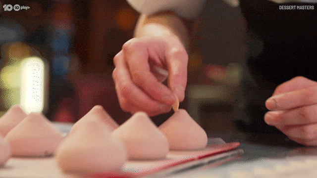 Pink Satisfying GIF by MasterChefAU