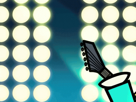 Awesome Rock On GIF by Stikbot