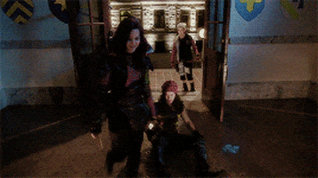 how they would always stand up for one another disneys descendants GIF