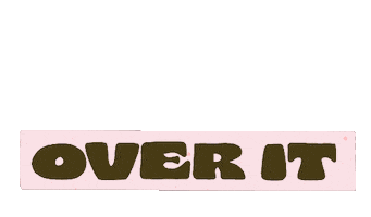 Who Cares Over It Sticker by Manon Louart