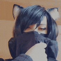 Staring Cute Girl GIF