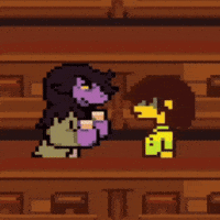 timmie_sabbah undertale kris deltarune suzie GIF
