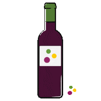 todovino wine vino shaking verao Sticker