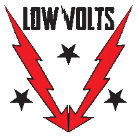 LowVolts shocked electric rocknroll lowvolts Sticker