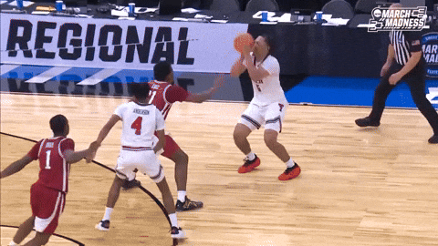 College Basketball Kiss GIF by NCAA March Madness