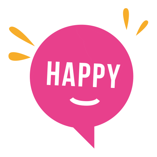 Happy Top Sticker by Marie