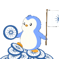 Crypto Penguin Sticker by Pudgy Penguins
