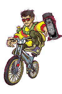 Snake Bmx Sticker by Dads Elixir