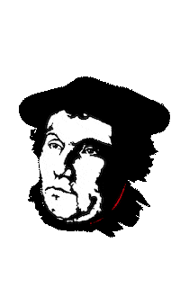 Martin Luther Art Sticker by GODNEWS e.V.